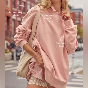 Aerie The Chill Crew Textured Sweatshirt